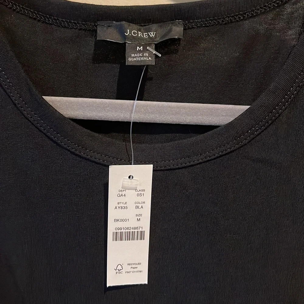 Nwt black Jcrew knit dress M - Picture 2 of 5